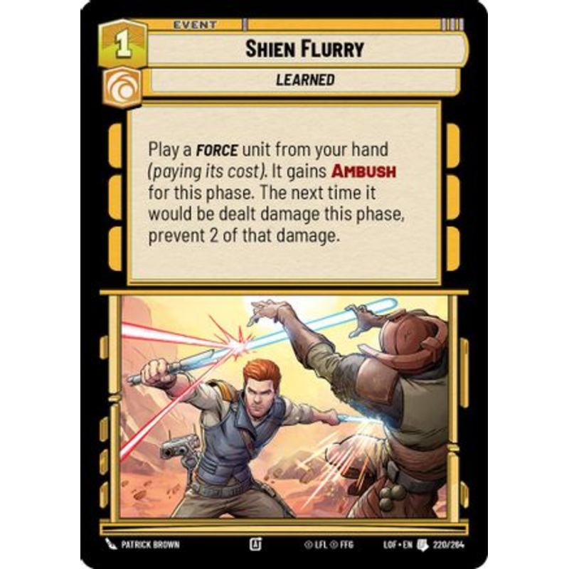 Shien Flurry (220/264) - Legends of the Force