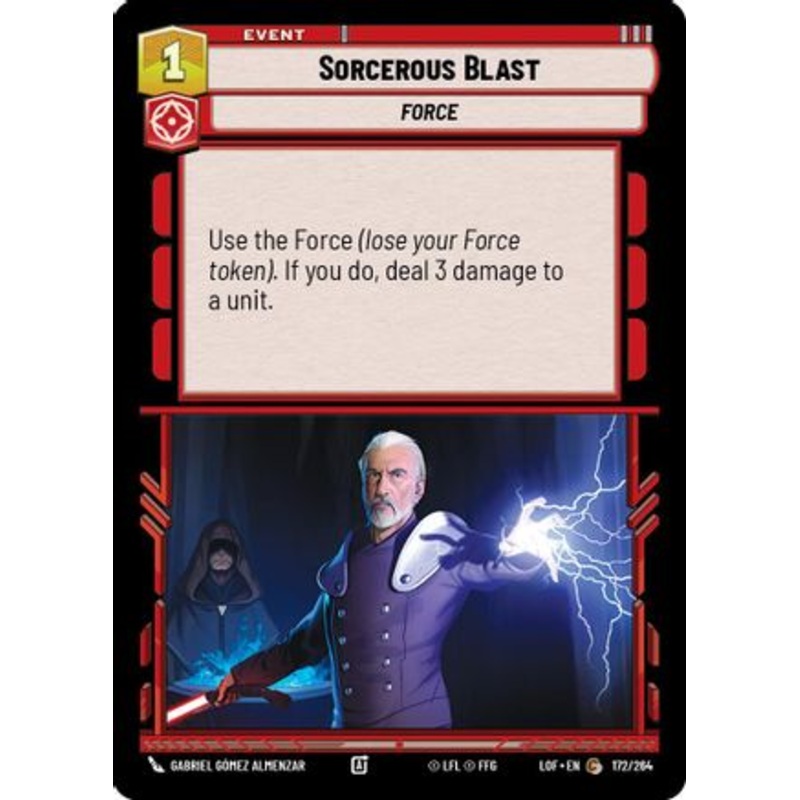 Sorcerous Blast (172/264) - Legends of the Force