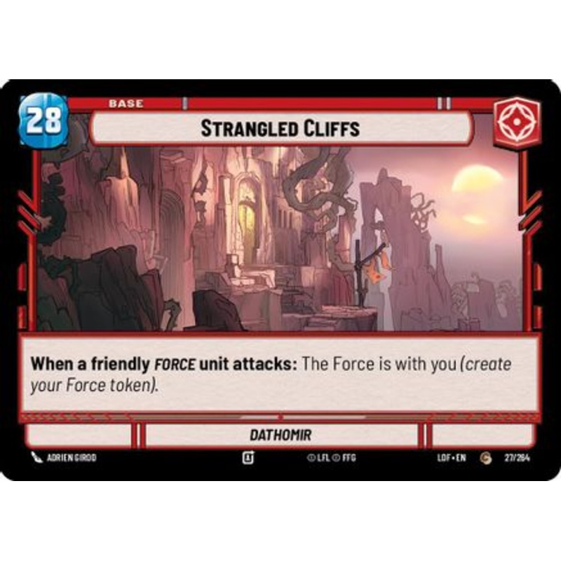 Strangled Cliffs // Force (027/264 // T03/T03) - Legends of the Force