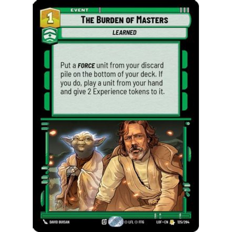 The Burden of Masters (125/264) - Legends of the Force