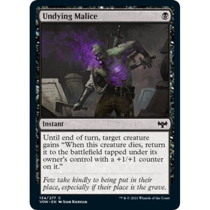 Undying Malice [VOW - 134]