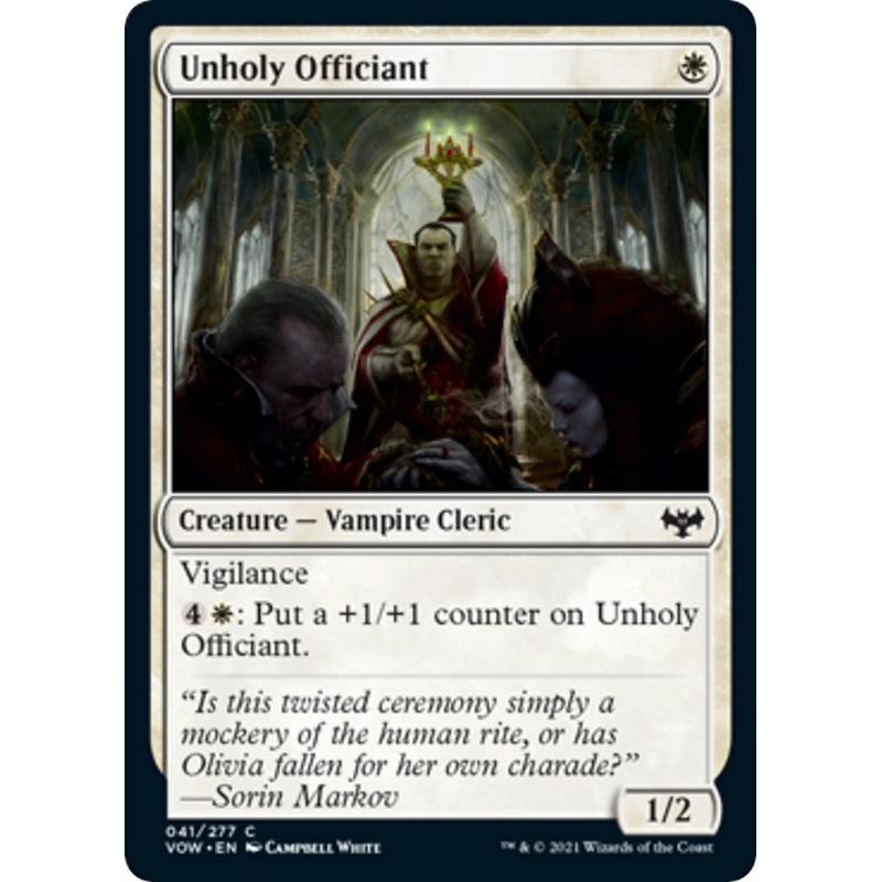 Unholy Officiant [VOW - 41]