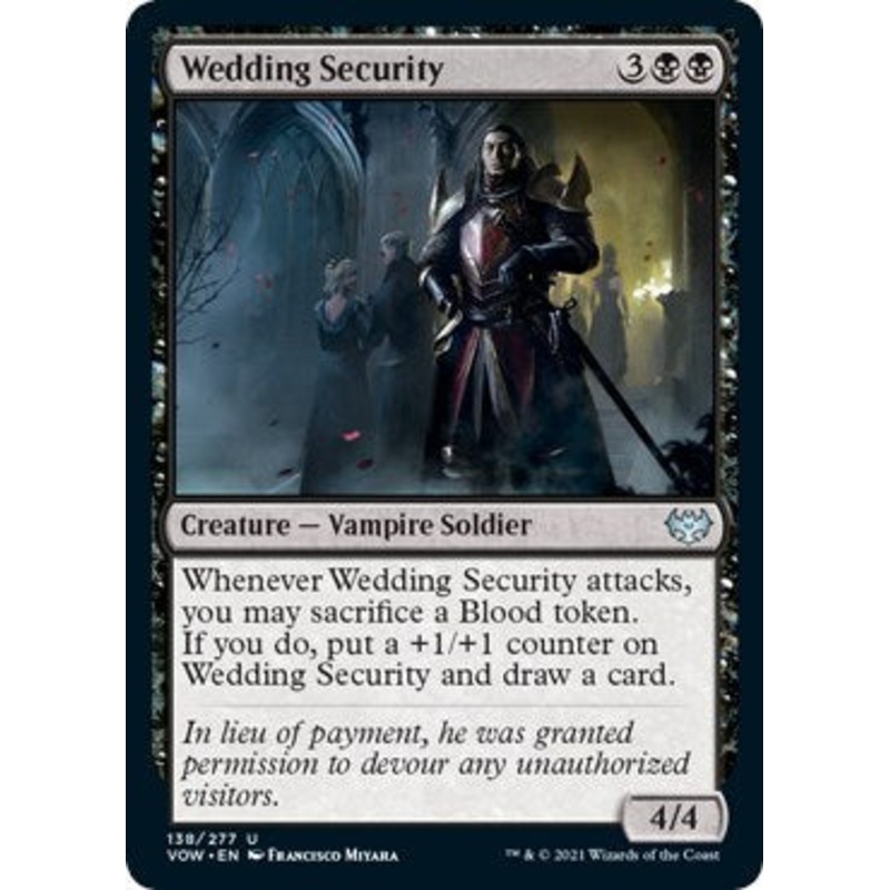 Wedding Security [VOW - 138]