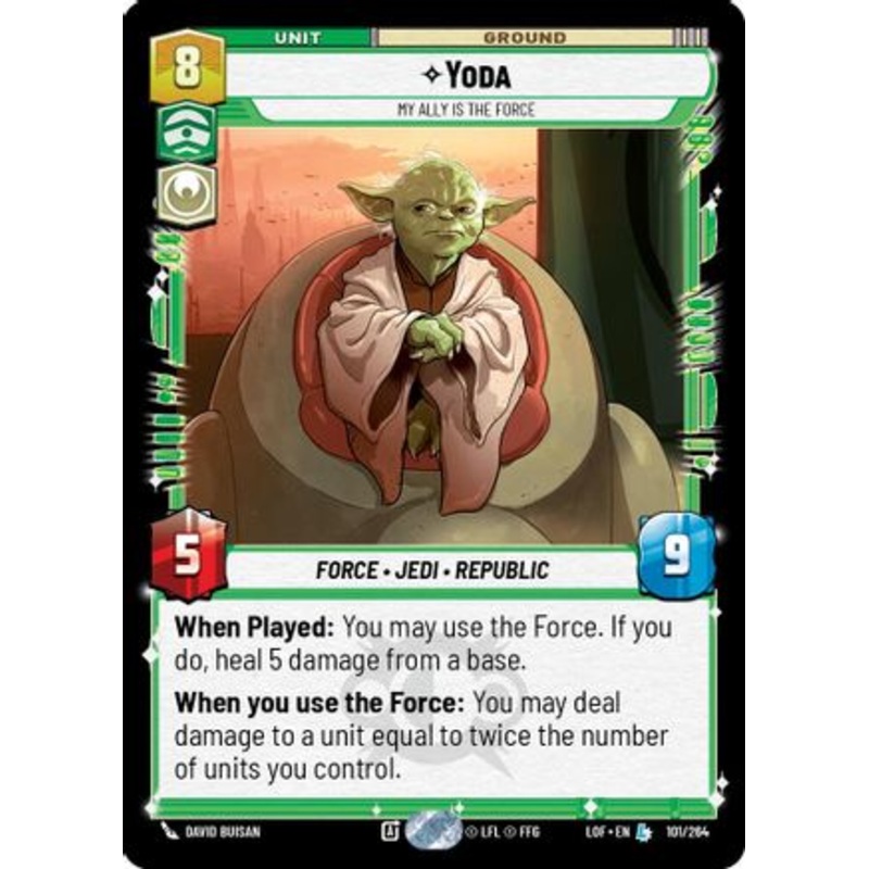 Yoda - My Ally is the Force (101/264) - Legends of the Force