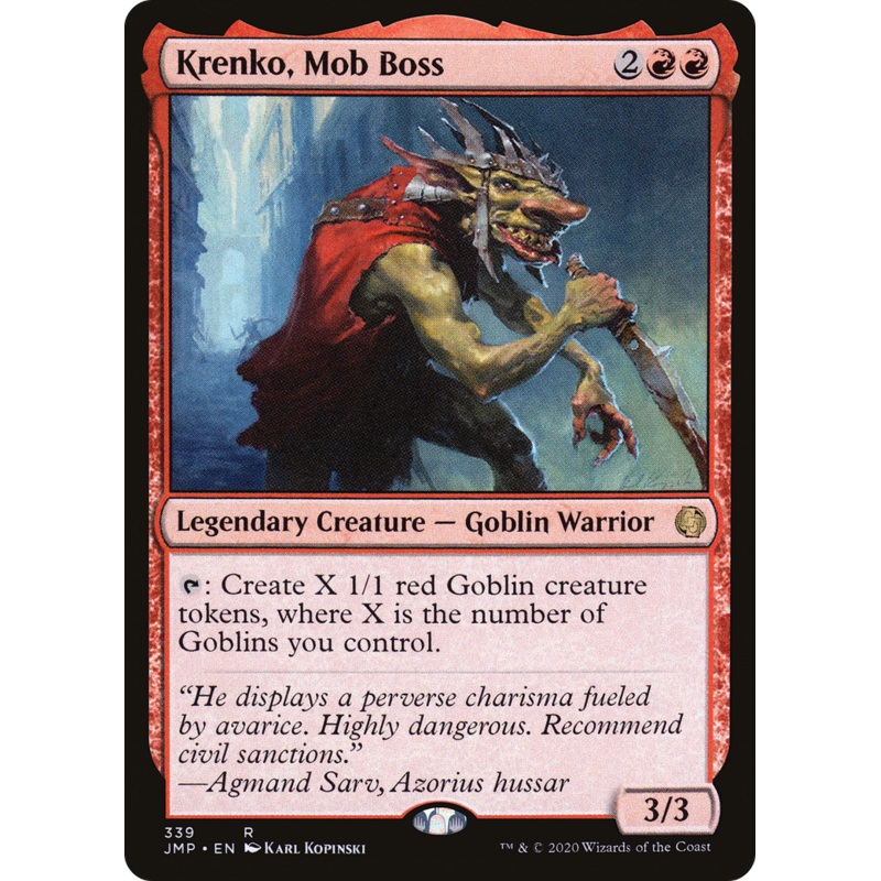 Krenko, Mob Boss (JMP-339) - Jumpstart