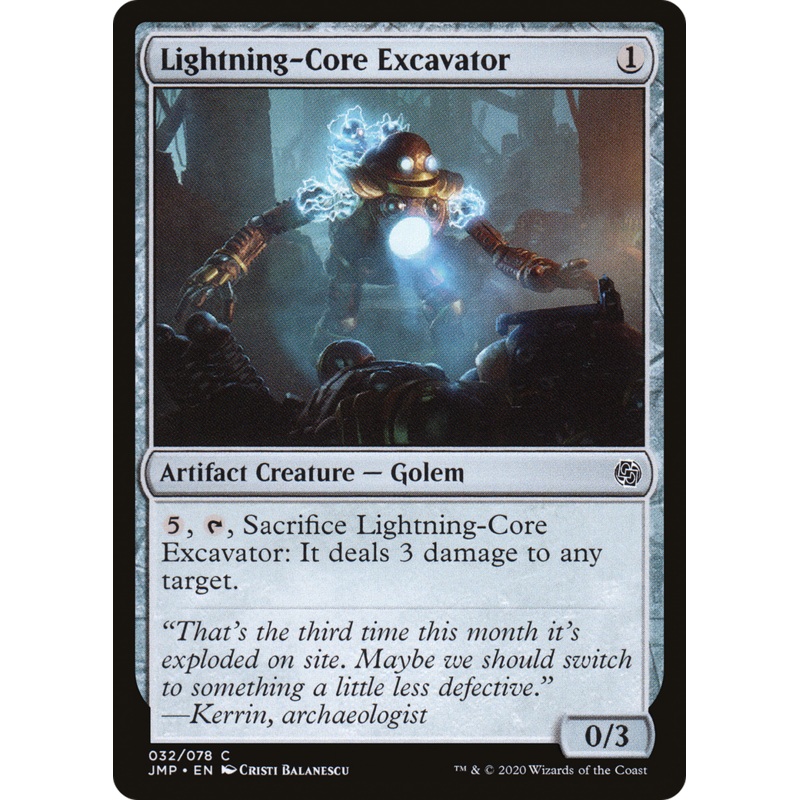 Lightning-Core Excavator (JMP-032) - Jumpstart