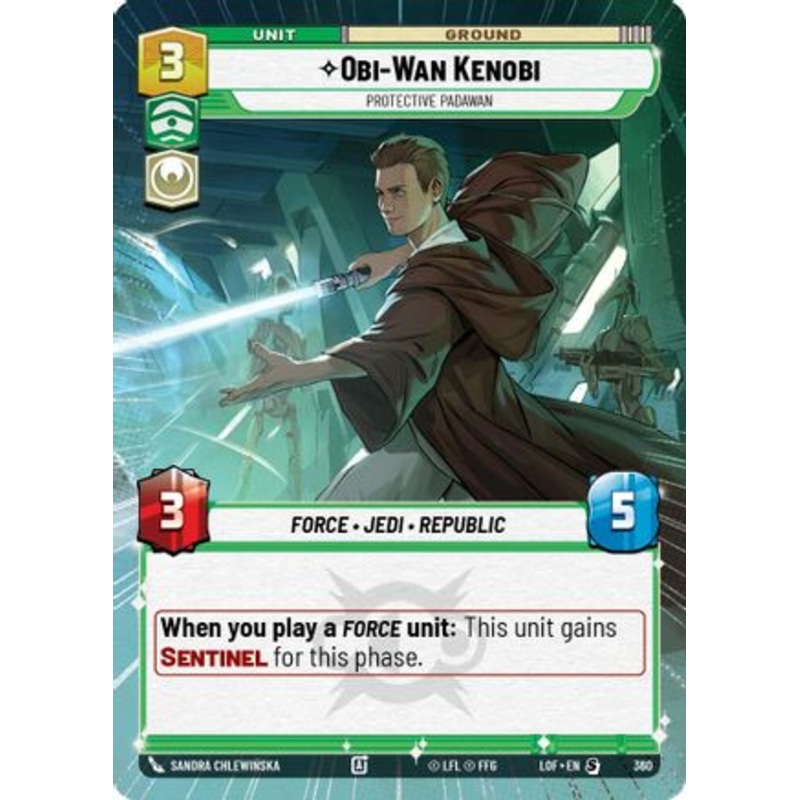 Obi-Wan Kenobi - Protective Padawan (Hyperspace) (360) - Legends of the Force