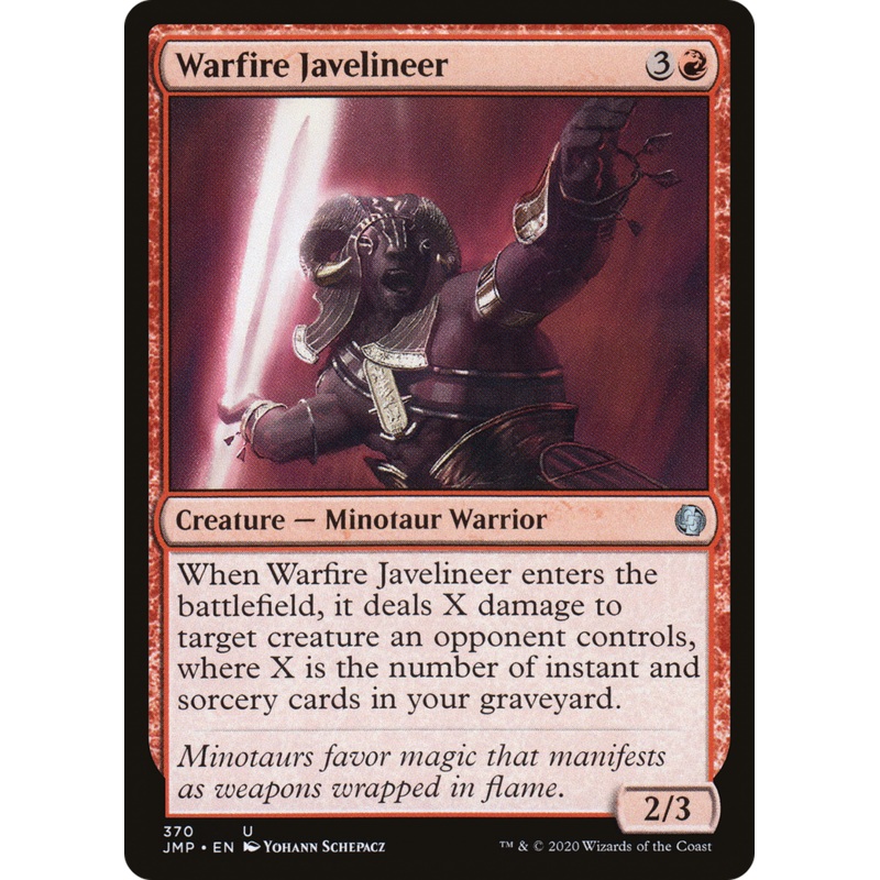 Warfire Javelineer (JMP-370) - Jumpstart
