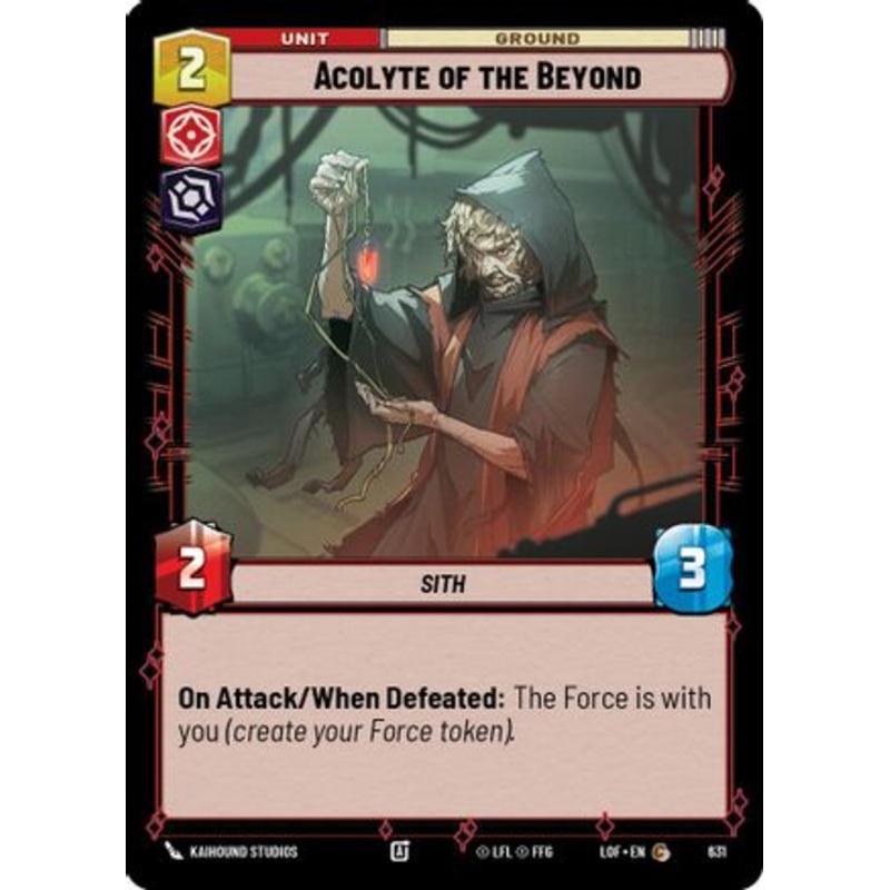 Acolyte of the Beyond (Foil) (631) - Legends of the Force Foil