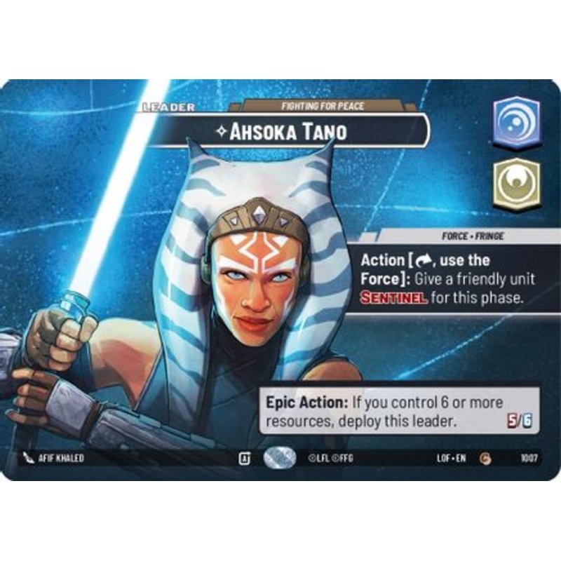 Ahsoka Tano - Fighting For Peace (Showcase) (1007) - Legends of the Force Foil