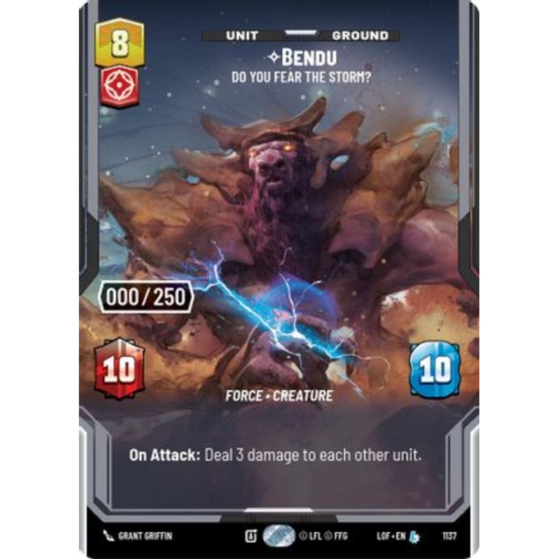 Bendu - Do You Fear the Storm? (Serialized) (1137) - Legends of the Force Foil