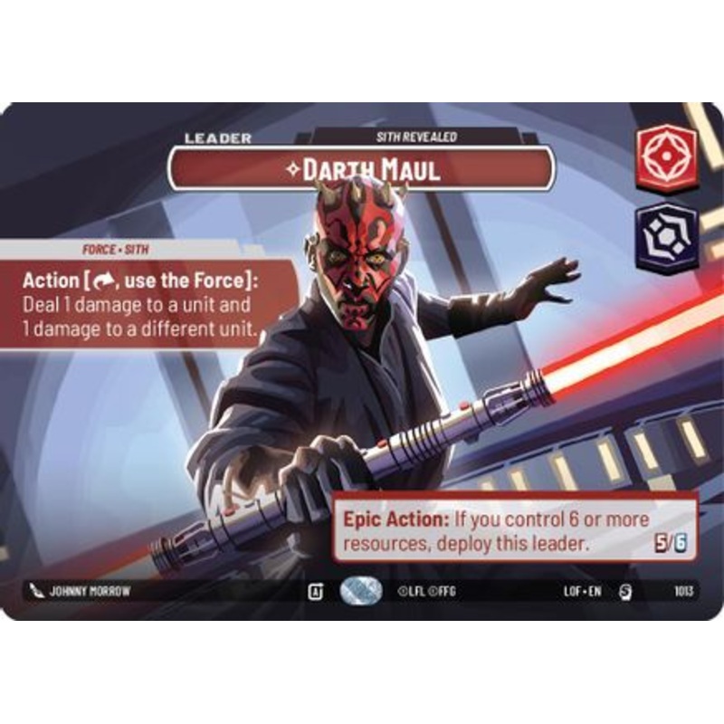 Darth Maul - Sith Revealed (Showcase) (1013) - Legends of the Force Foil