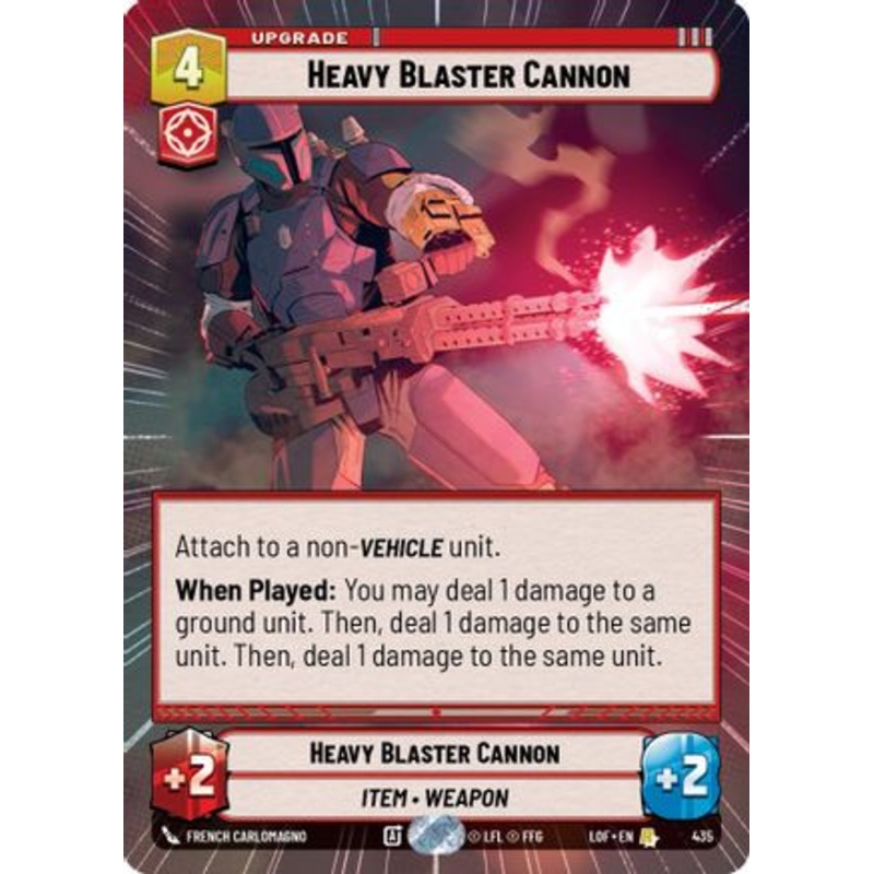 Heavy Blaster Cannon (Hyperspace) (435) - Legends of the Force