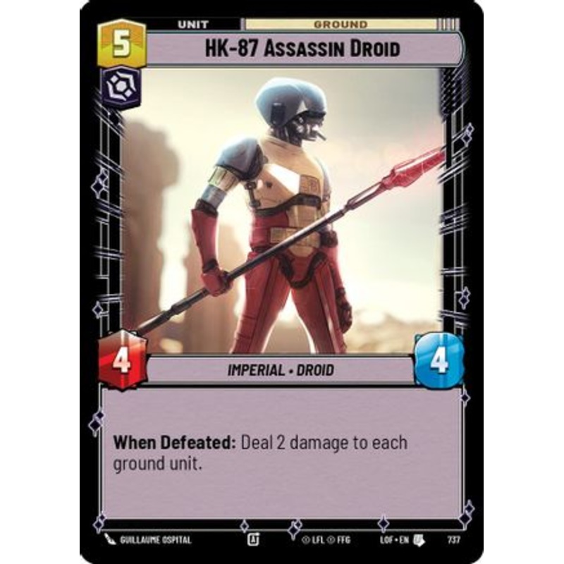 HK-87 Assassin Droid (Foil) (737) - Legends of the Force Foil