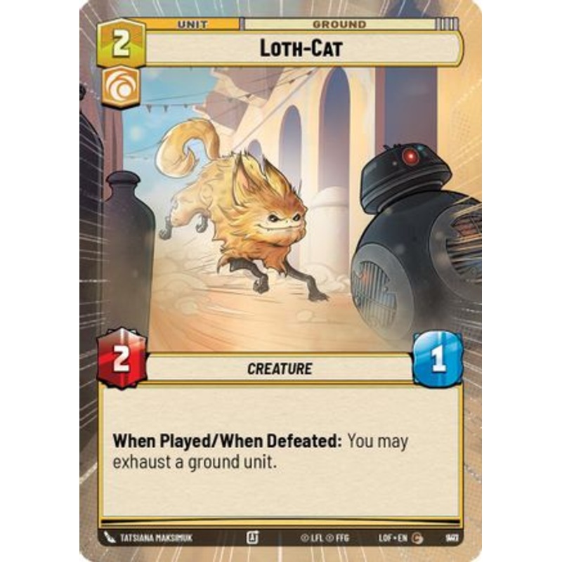 Loth-Cat (Hyperspace Foil) (947) - Legends of the Force Foil