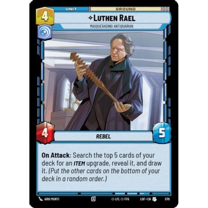 Luthen Rael - Masquerading Antiquarian (Foil) (570) - Legends of the Force Foil