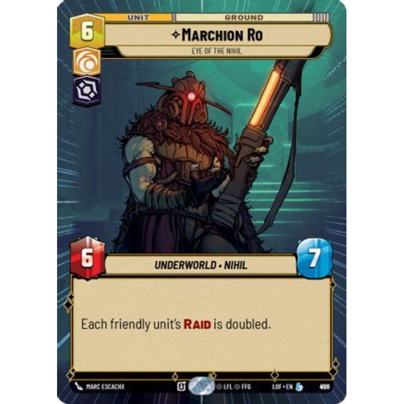 Marchion Ro - Eye of the Nihil (Hyperspace Foil) (926) - Legends of the Force Foil