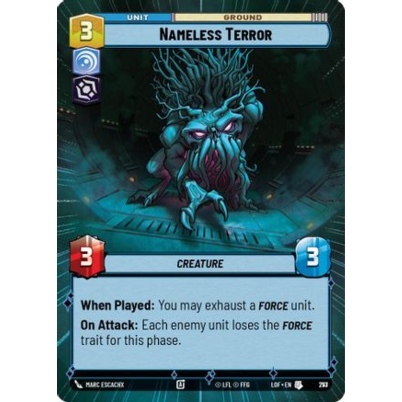 Nameless Terror (Hyperspace Foil) (773) - Legends of the Force Foil