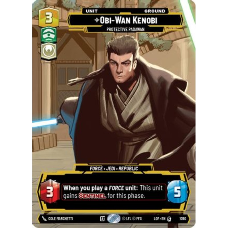 Obi-Wan Kenobi - Protective Padawan (Prestige) (1050) - Legends of the Force