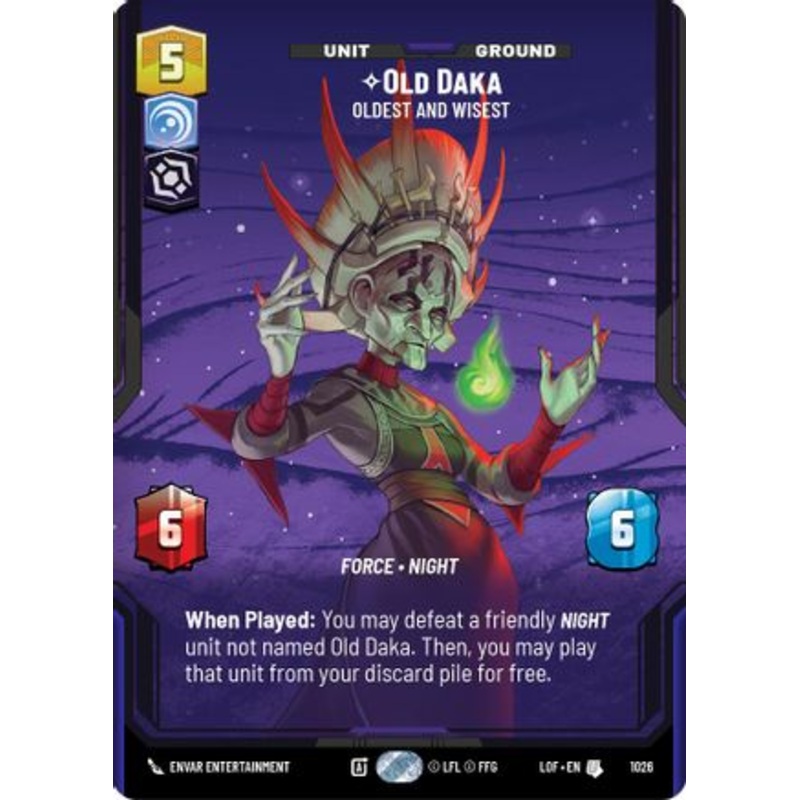 Old Daka - Oldest and Wisest (Prestige) (1026) - Legends of the Force