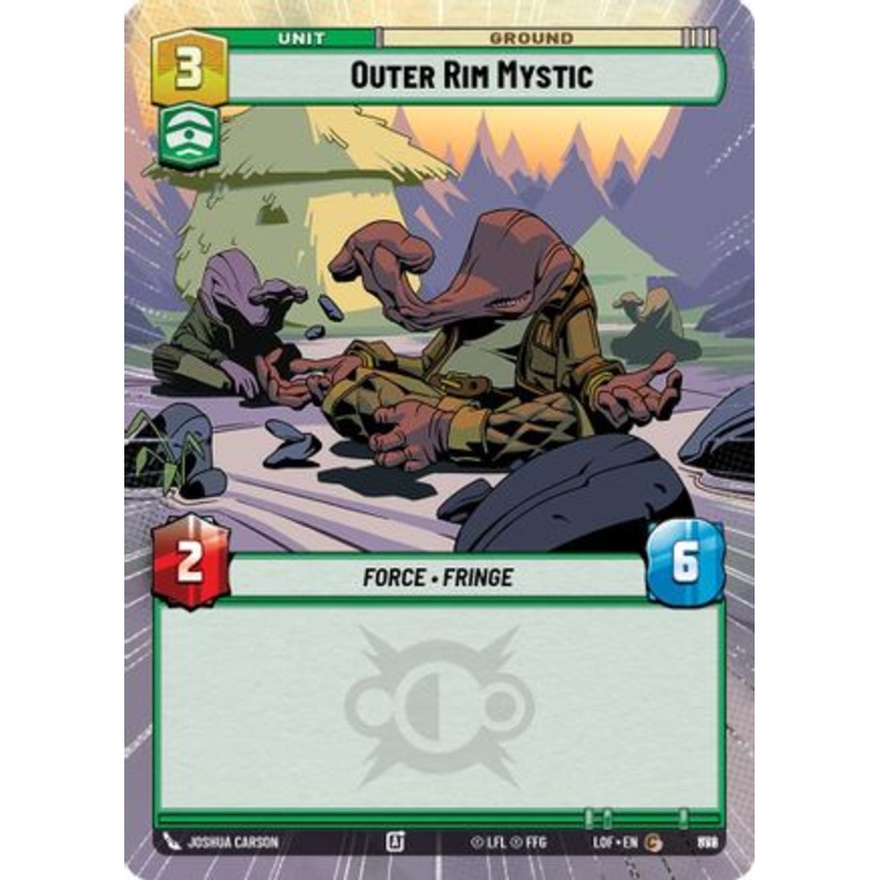 Outer Rim Mystic (Hyperspace Foil) (852) - Legends of the Force Foil