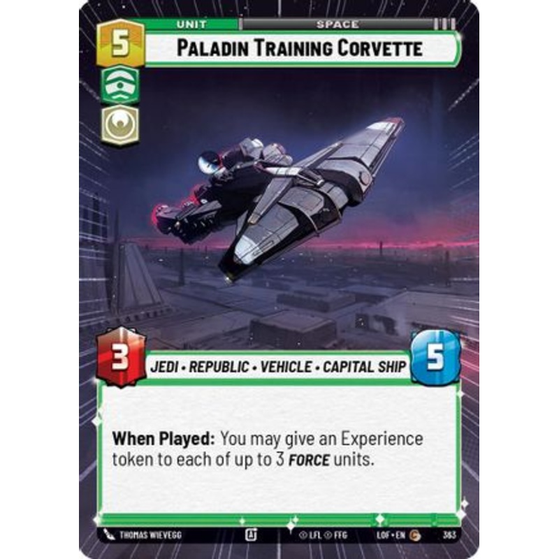 Paladin Training Corvette (Hyperspace) (363) - Legends of the Force