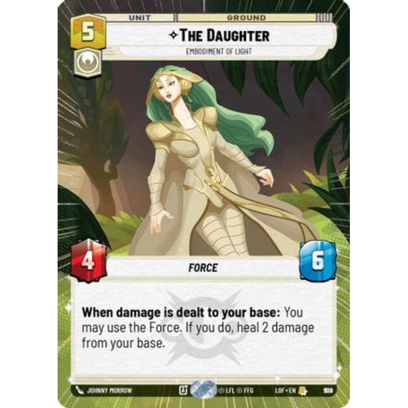 The Daughter - Embodiment of Light (Hyperspace Foil) (992) - Legends of the Force Foil