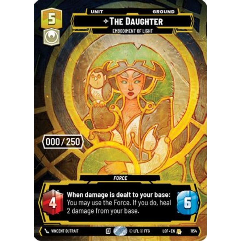 The Daughter - Embodiment of Light (Serialized) (1154) - Legends of the Force Foil