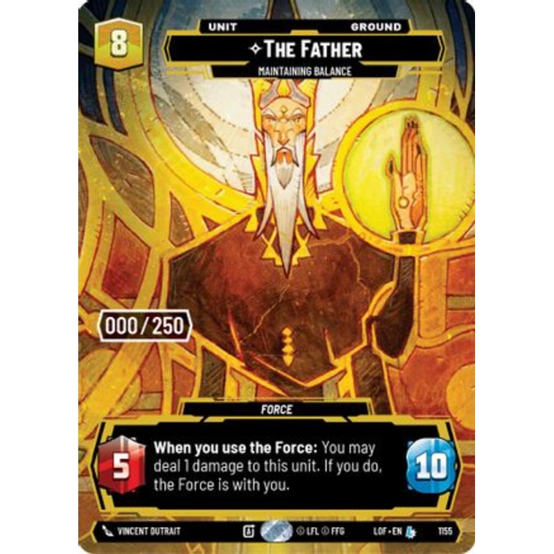 The Father - Maintaining Balance (Serialized) (1155) - Legends of the Force Foil