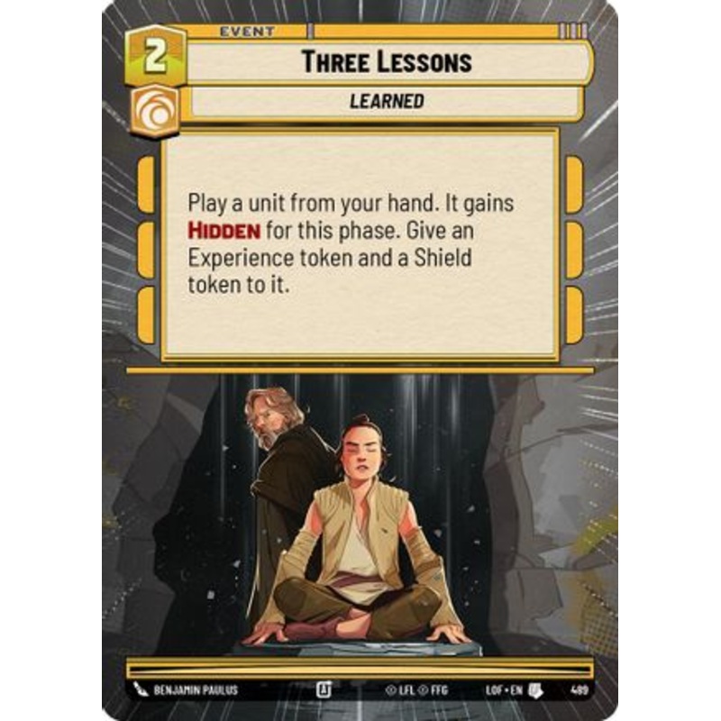 Three Lessons (Hyperspace) (489) - Legends of the Force