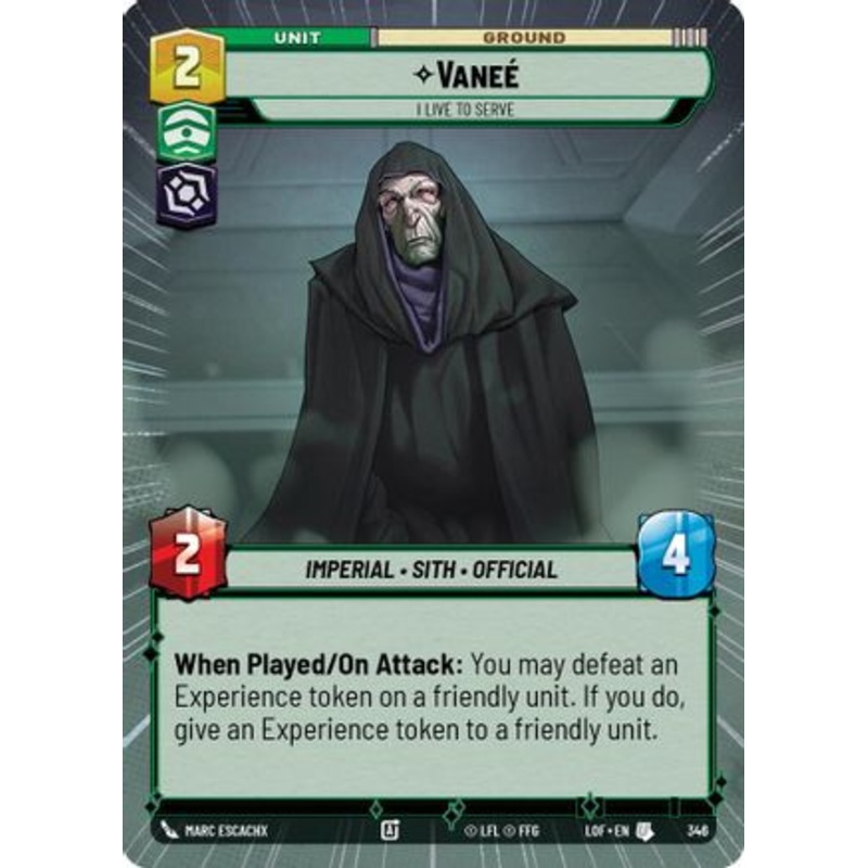 Vanee - I Live to Serve (Hyperspace) (346) - Legends of the Force