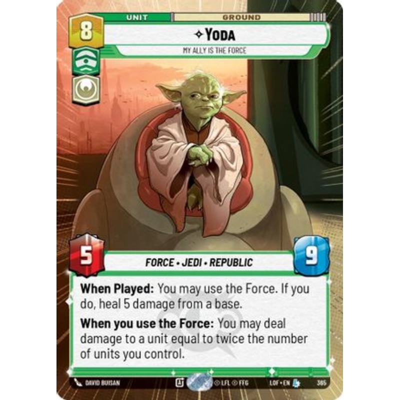 Yoda - My Ally is the Force (Hyperspace) (365) - Legends of the Force