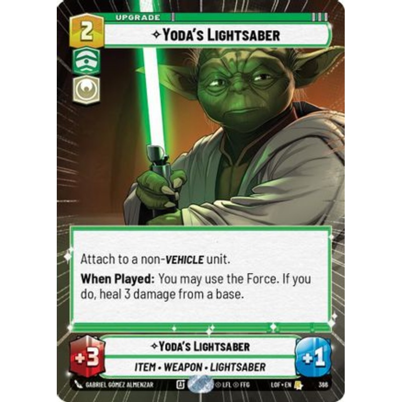 Yoda's Lightsaber (Hyperspace) (366) - Legends of the Force