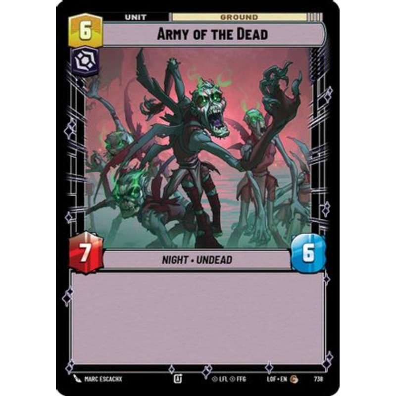 Army of the Dead (Foil) (738) - Legends of the Force Foil