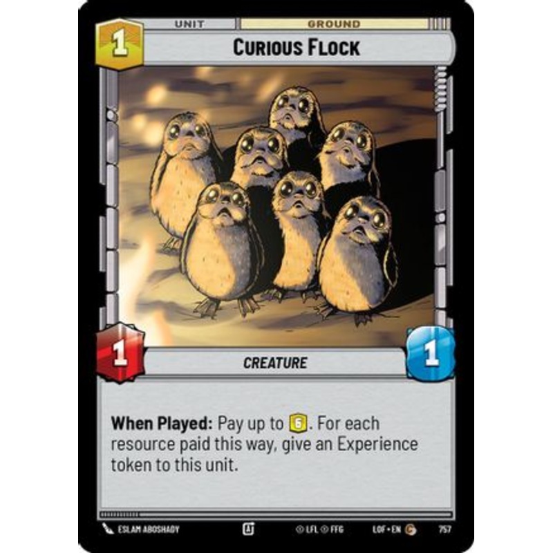 Curious Flock (Foil) (757) - Legends of the Force Foil