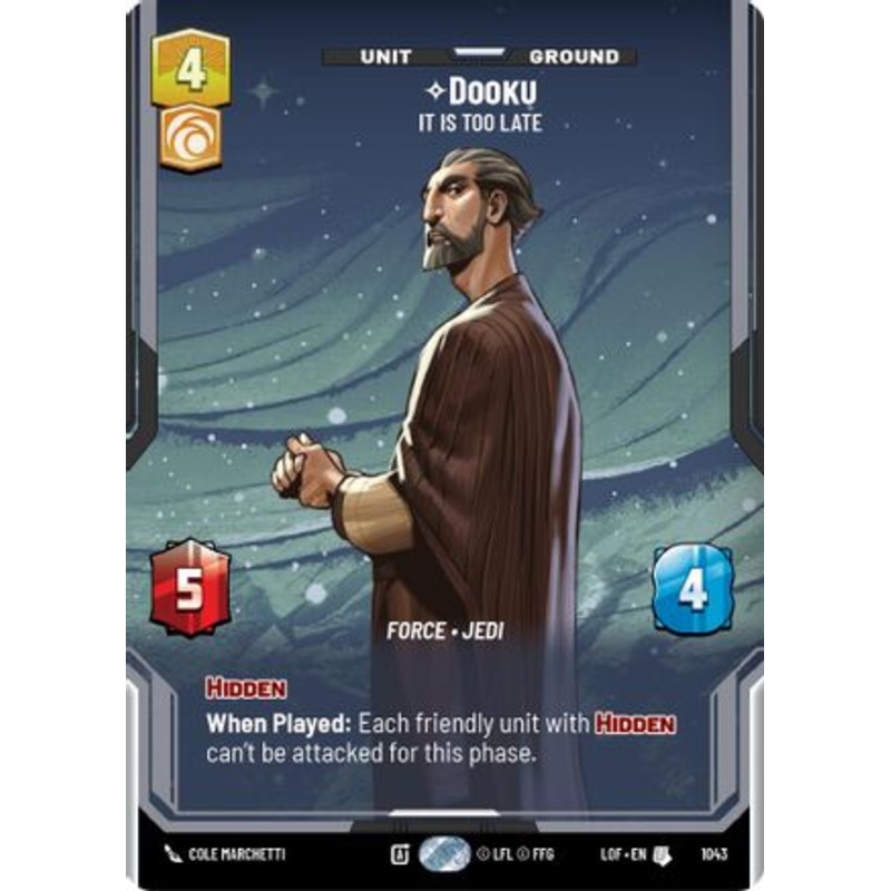 Dooku - It Is Too Late (Prestige) (1043) - Legends of the Force