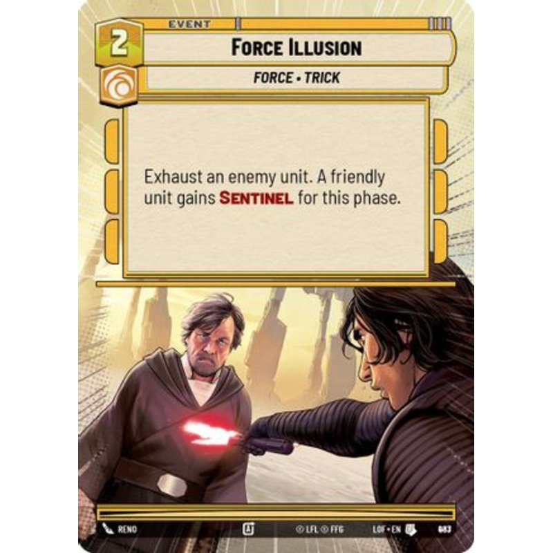 Force Illusion (Hyperspace Foil) (963) - Legends of the Force Foil