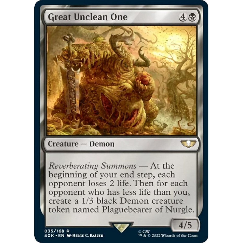 Great Unclean One (Surge Foil) [40K - 35]