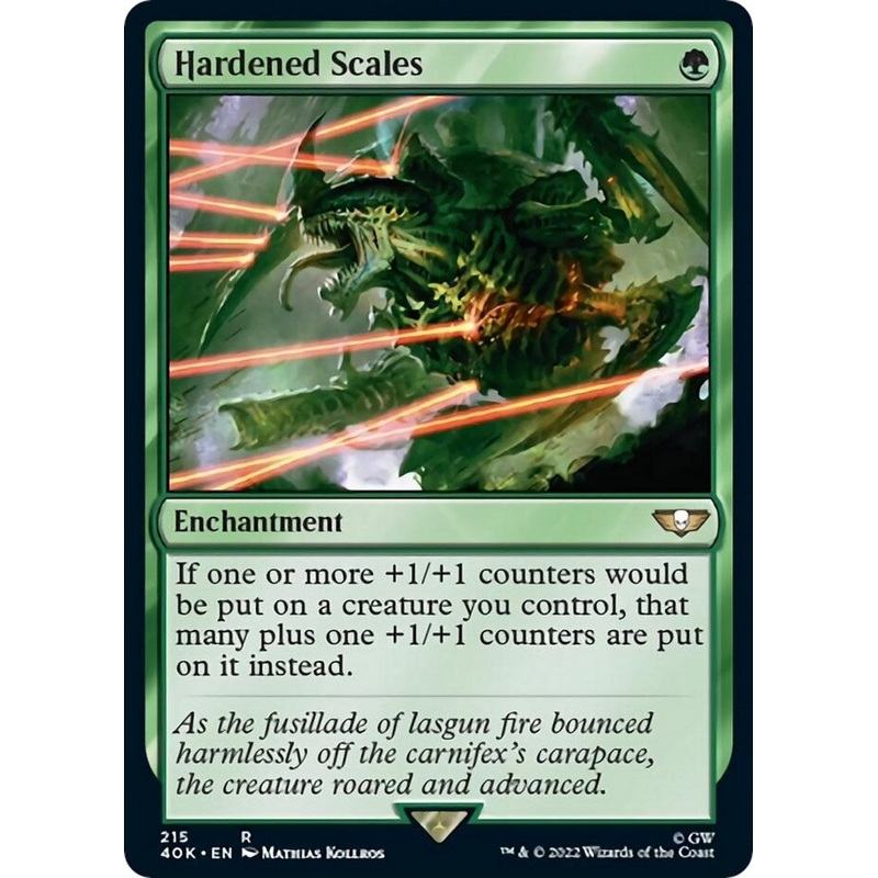 Hardened Scales (Surge Foil) [40K - 215]