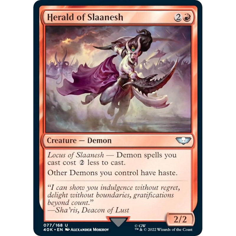 Herald of Slaanesh (Surge Foil) [40K - 77]
