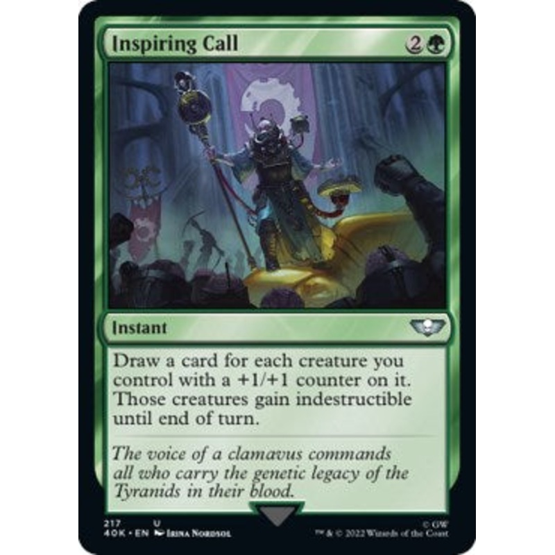 Inspiring Call (Surge Foil) [40K - 217]