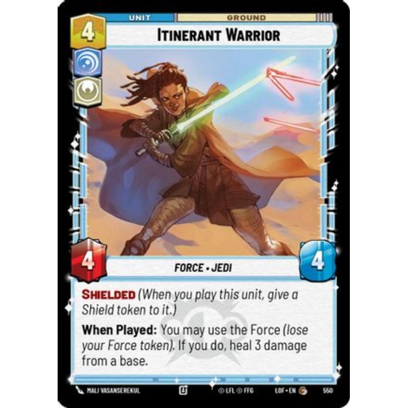 Itinerant Warrior (Foil) (550) - Legends of the Force Foil