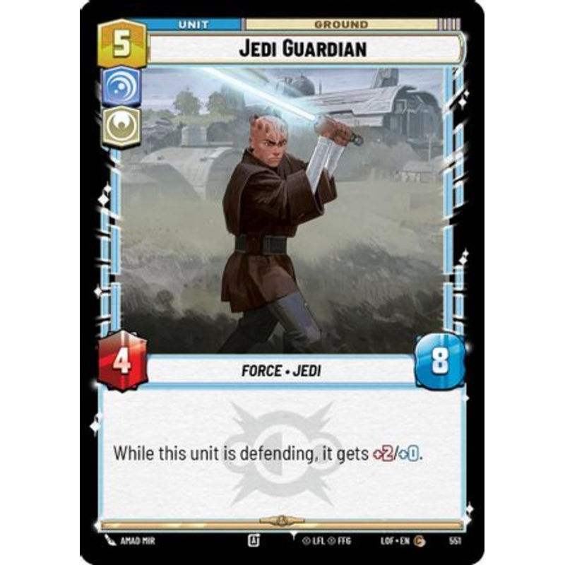 Jedi Guardian (Foil) (551) - Legends of the Force Foil