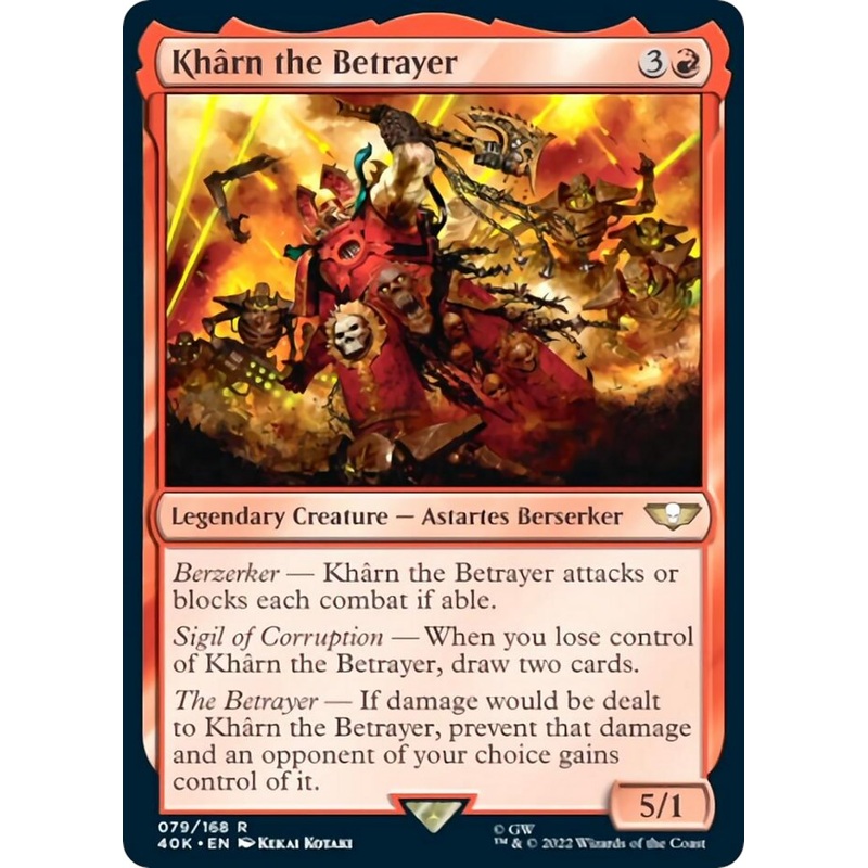 Kharn the Betrayer (Surge Foil) [40K - 79]