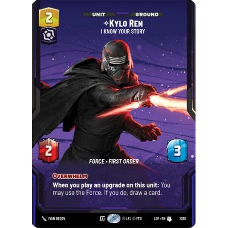 Kylo Ren - I Know Your Story (Prestige) (1030) - Legends of the Force