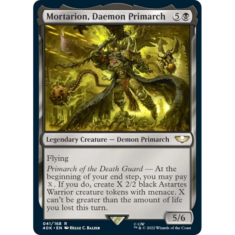 Mortarion, Daemon Primarch (Surge Foil) [40K - 41]