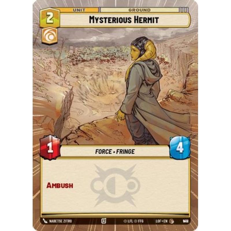 Mysterious Hermit (Hyperspace Foil) (948) - Legends of the Force Foil