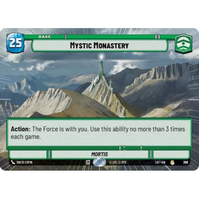 Mystic Monastery (Hyperspace Foil) (768) - Legends of the Force Foil