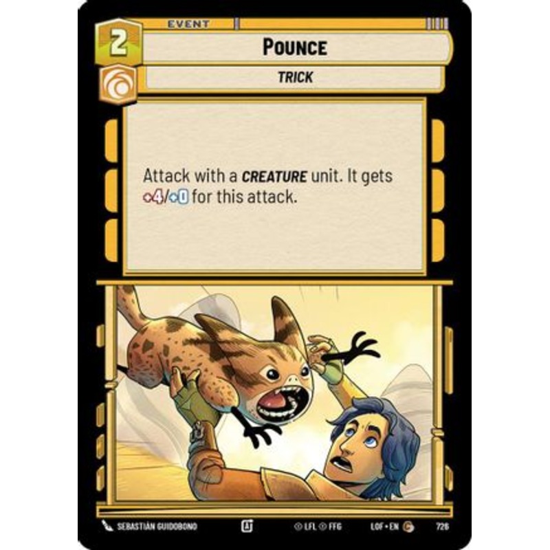 Pounce (Foil) (726) - Legends of the Force Foil