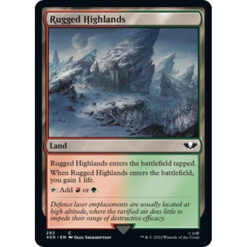 Rugged Highlands (Surge Foil) [40K - 292]